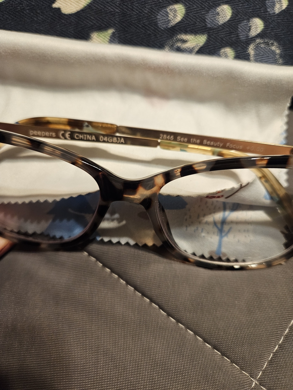 Peepers Tortoiseshell Blue Light Glasses, Brown - Picture 8 of 10